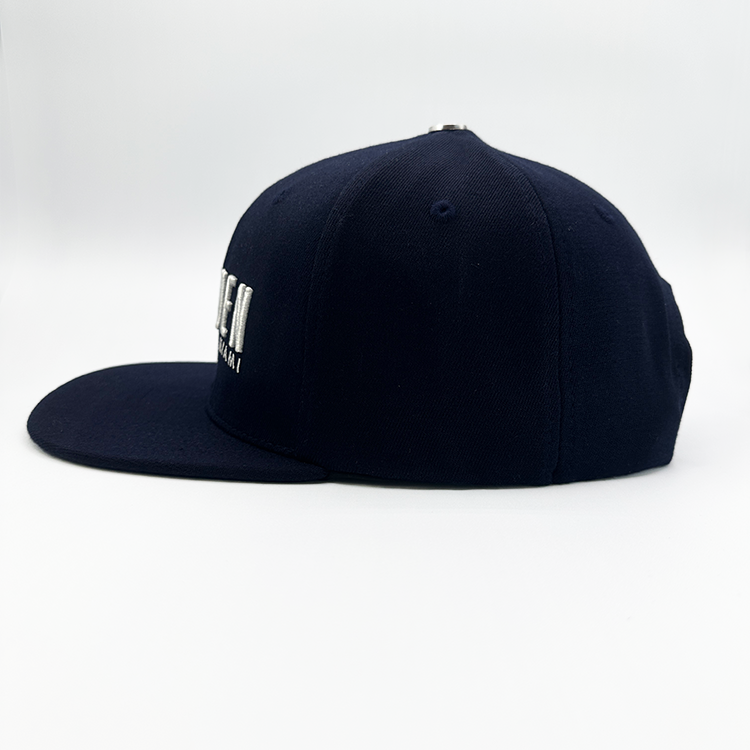 Navy Blue & White Snapback Cap 1019 – E11EVEN LIFE