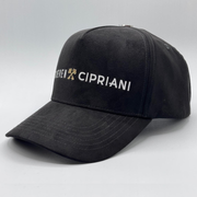 E11EVEN x CIPRIANI Black & Black Full Suede Trucker Hat
