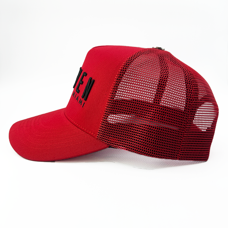 Red & Black Trucker Cap