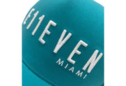 Distressed Teal & White Trucker Cap